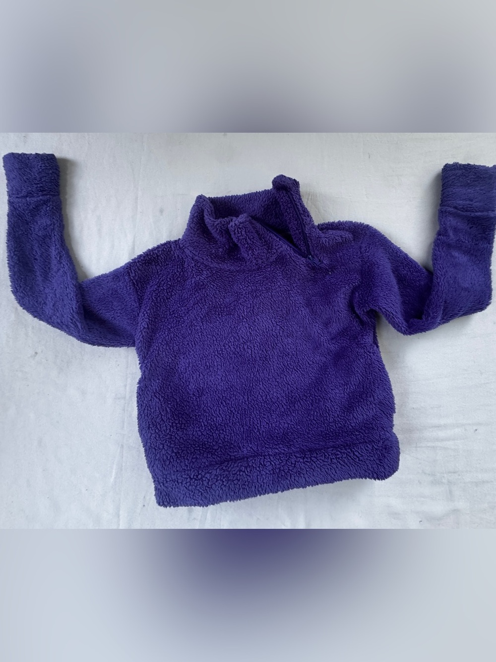all in motion Kids' Plush Purple Puffer Jacket girls M 7-8